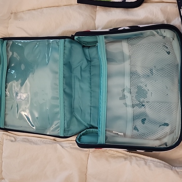 Thirty One Colorful Geometric Print Bag Set - Picture 2 of 5